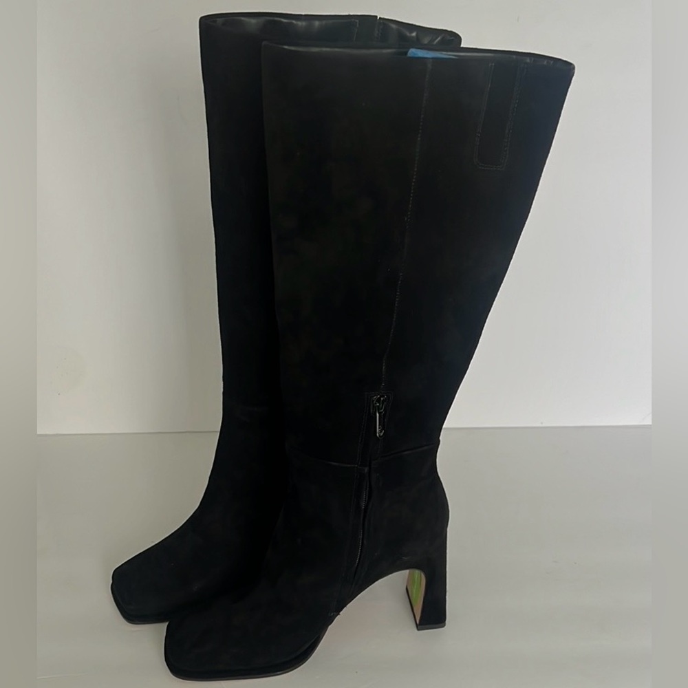 Sam Edelman Women’s Black Suede Knee Boots Size 8.5🕶️